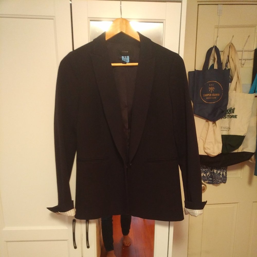 JCrew stretch cotton blazer 4T